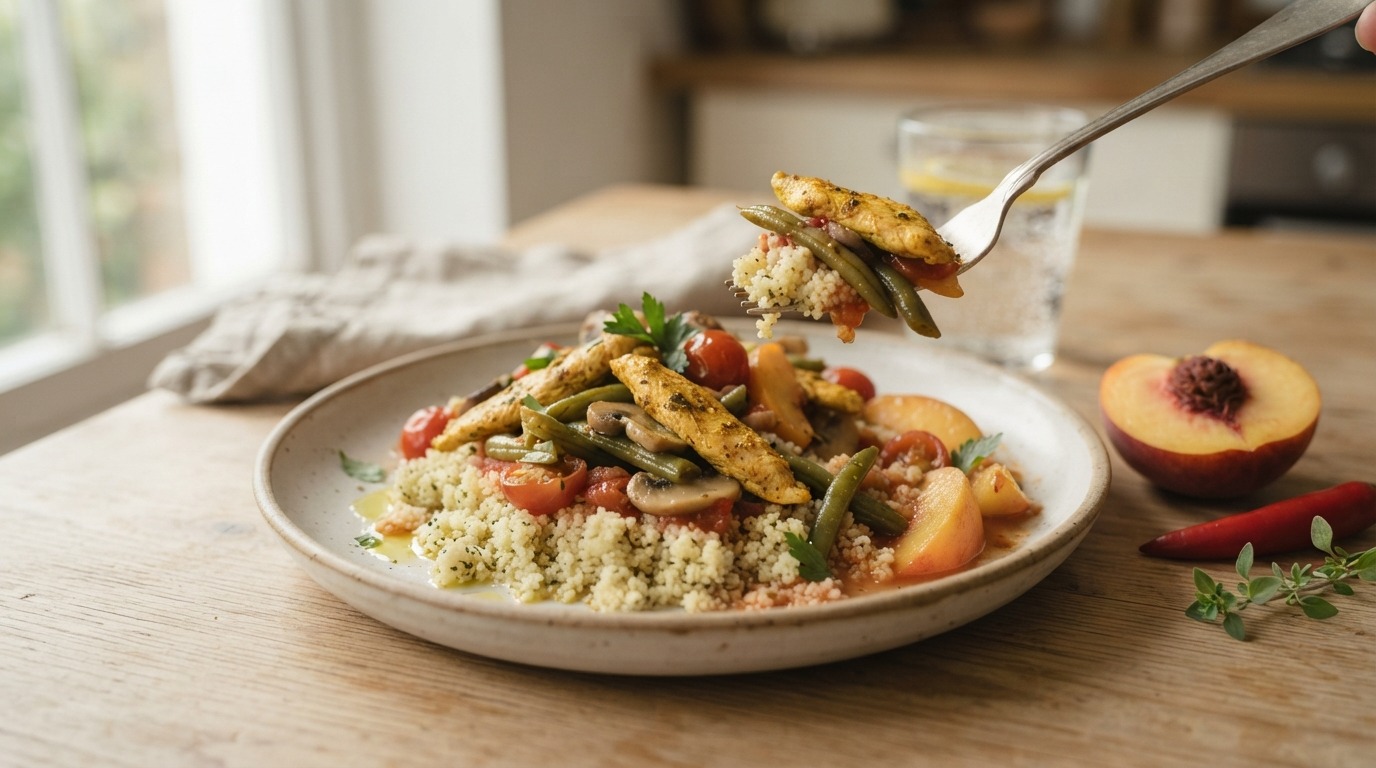 Couscous met kip en Snijbonen