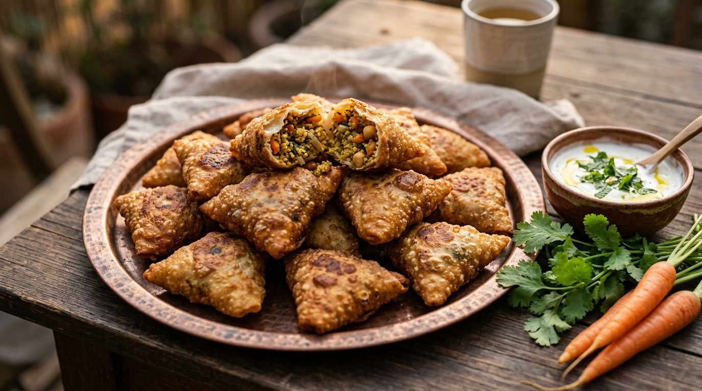 Couscous Pakketjes uit de Frituur