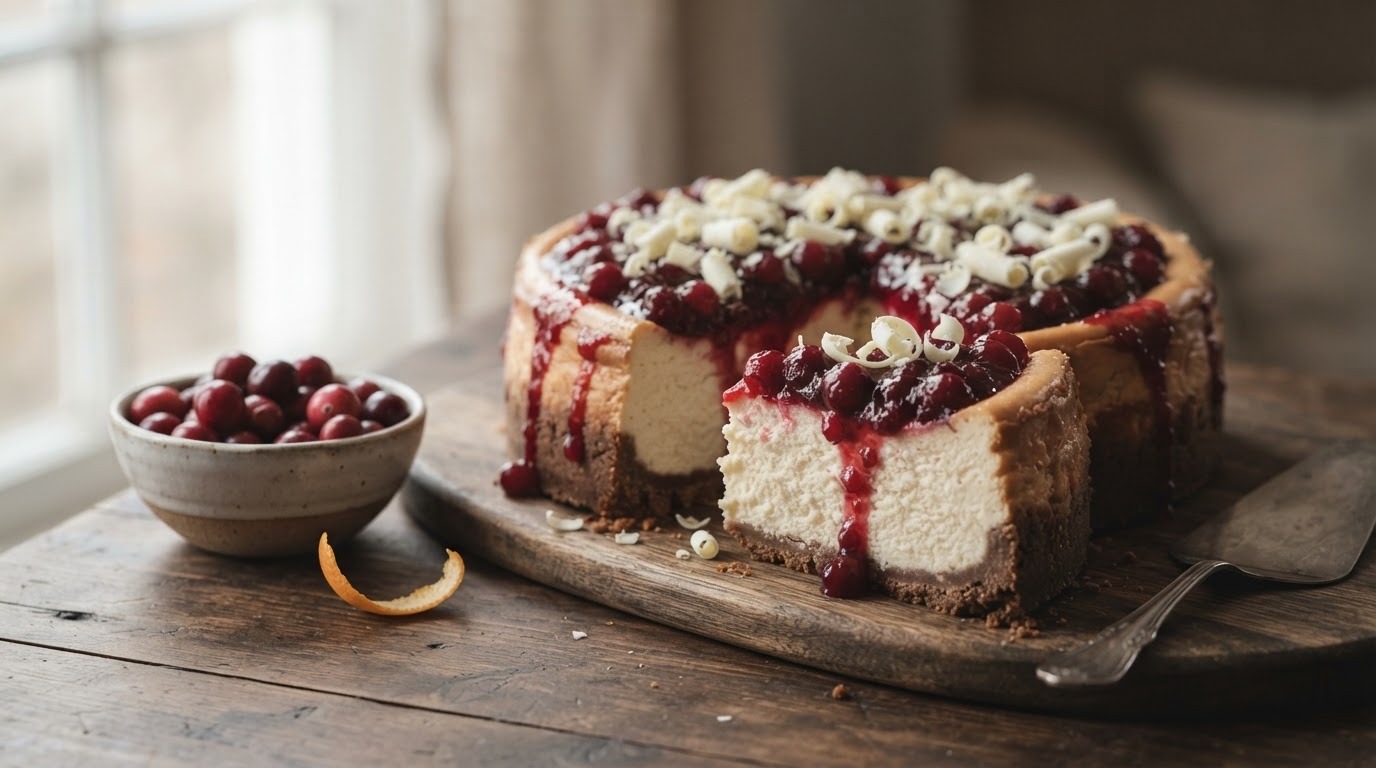 Cranberry Cheesecake