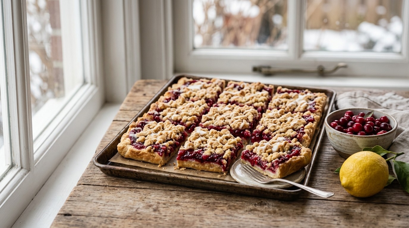 Cranberry Kruimeltaart
