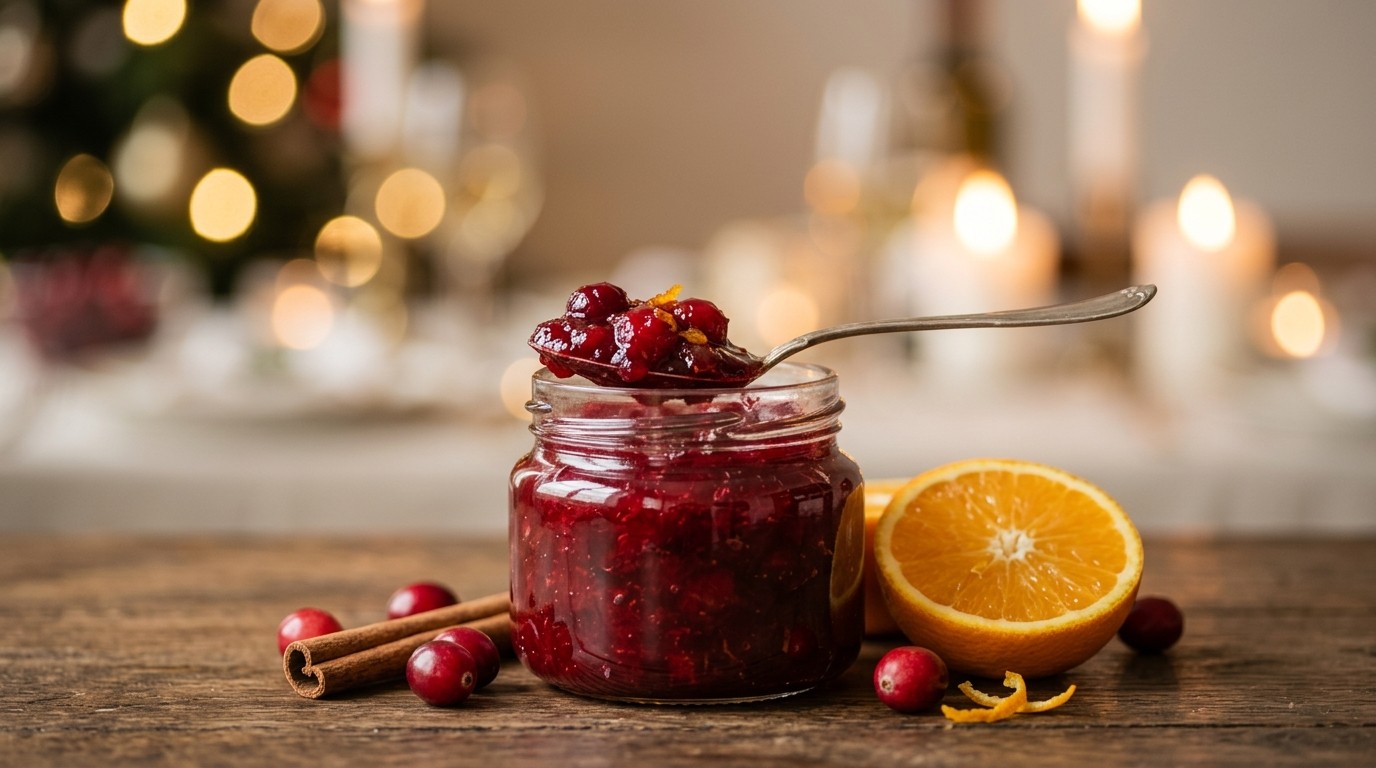Cranberrysaus uit de Slow Cooker