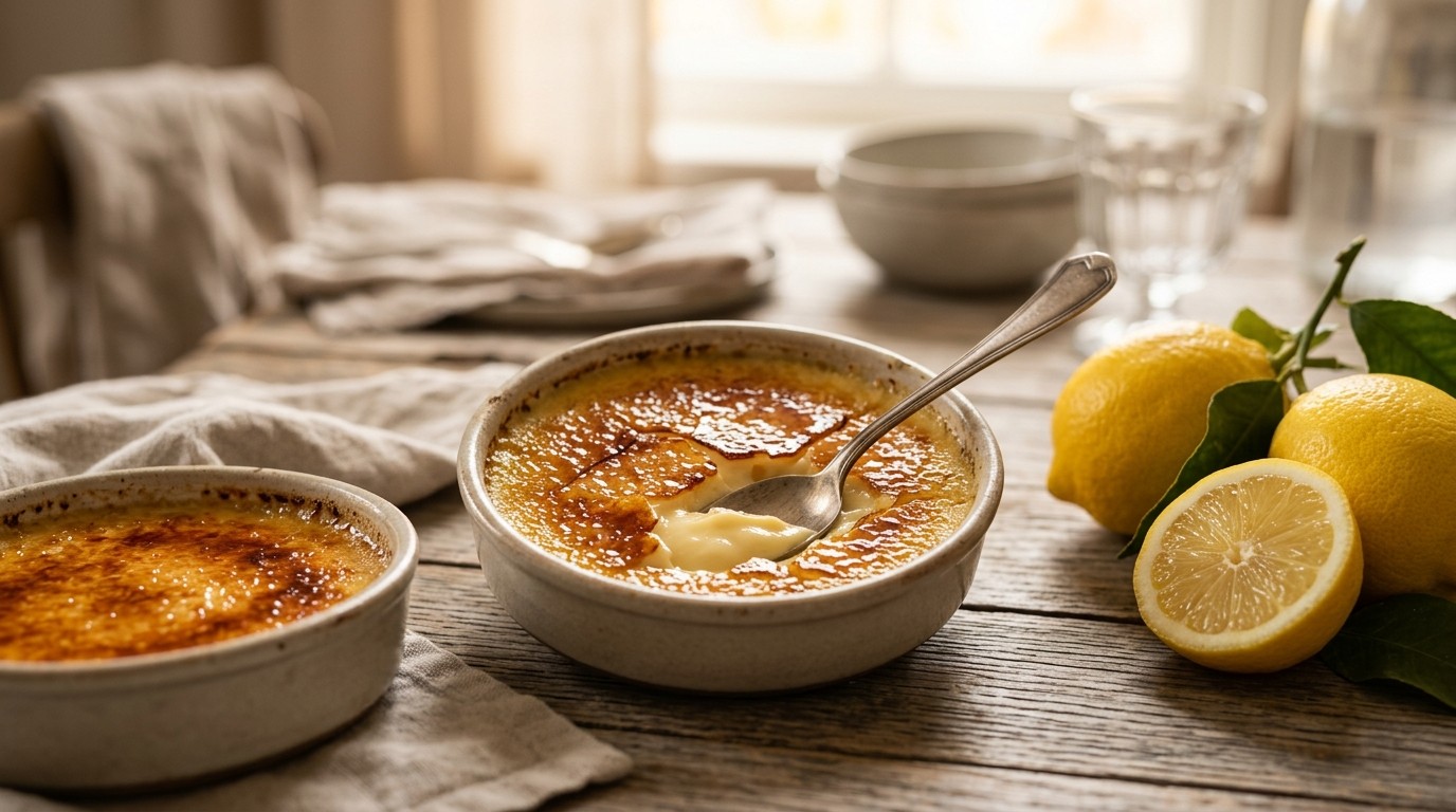 Crème Brûlée met Citroen