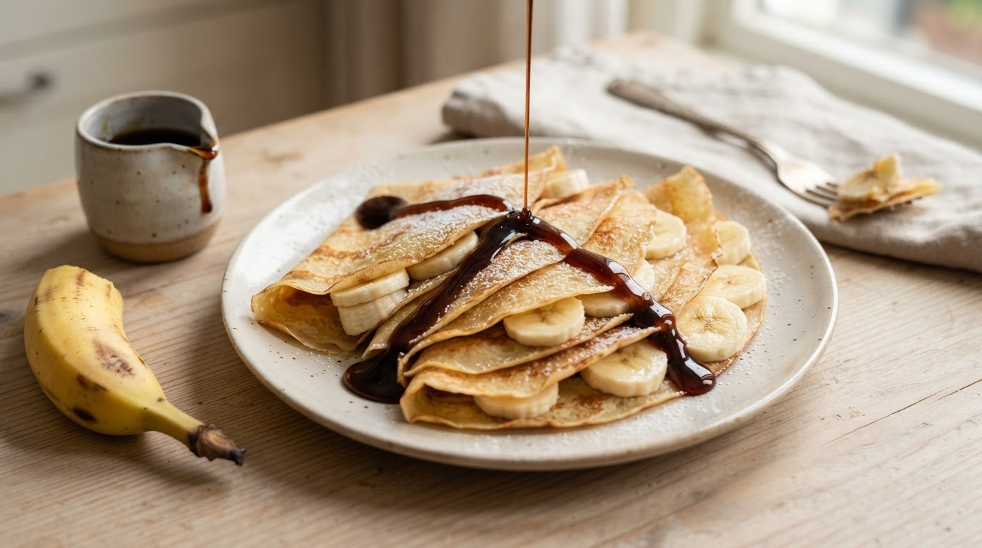 Crepes met Banaan