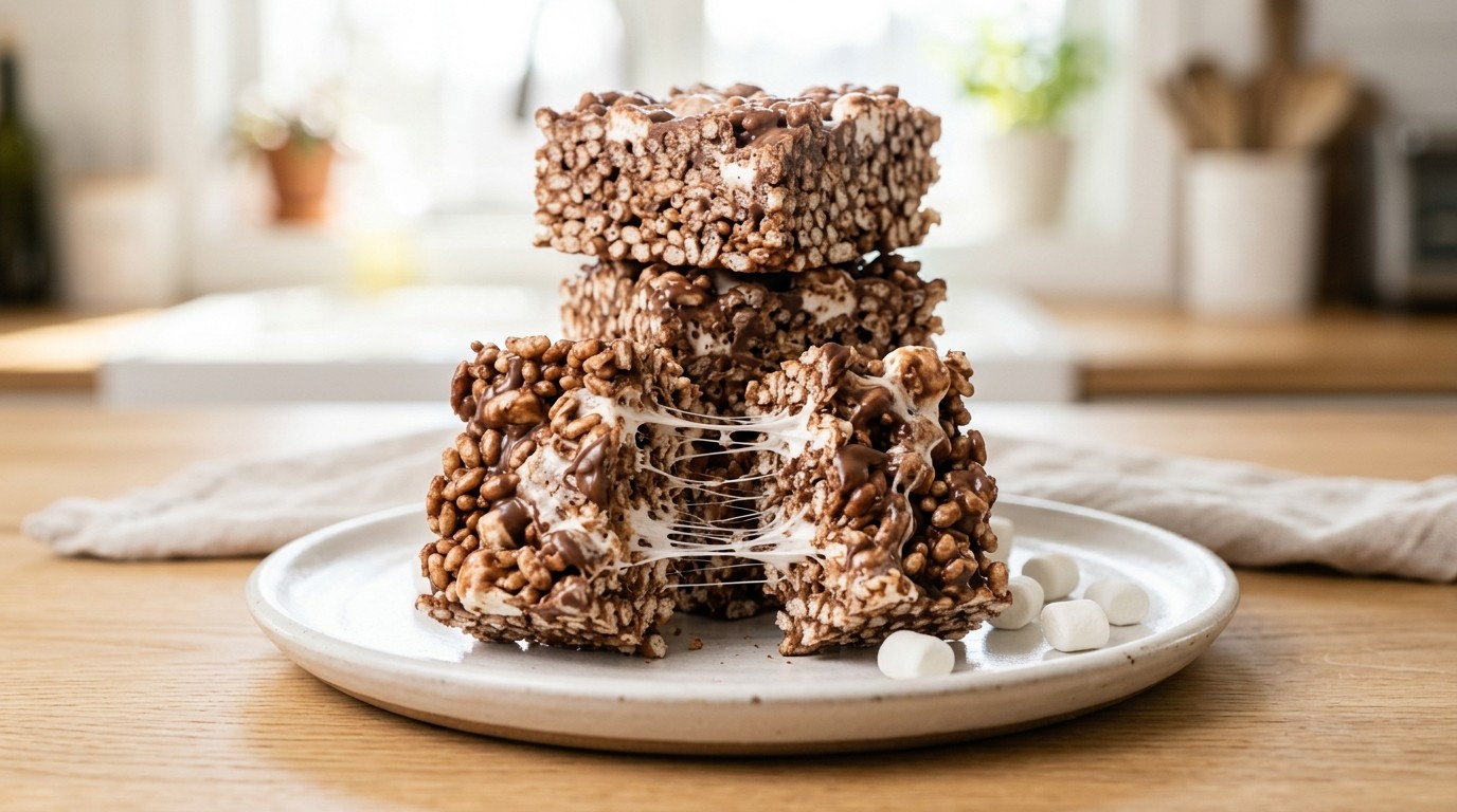 Crispy Choco Marshmallow Treat recept Crispy Choco Marshmallow Treat recept