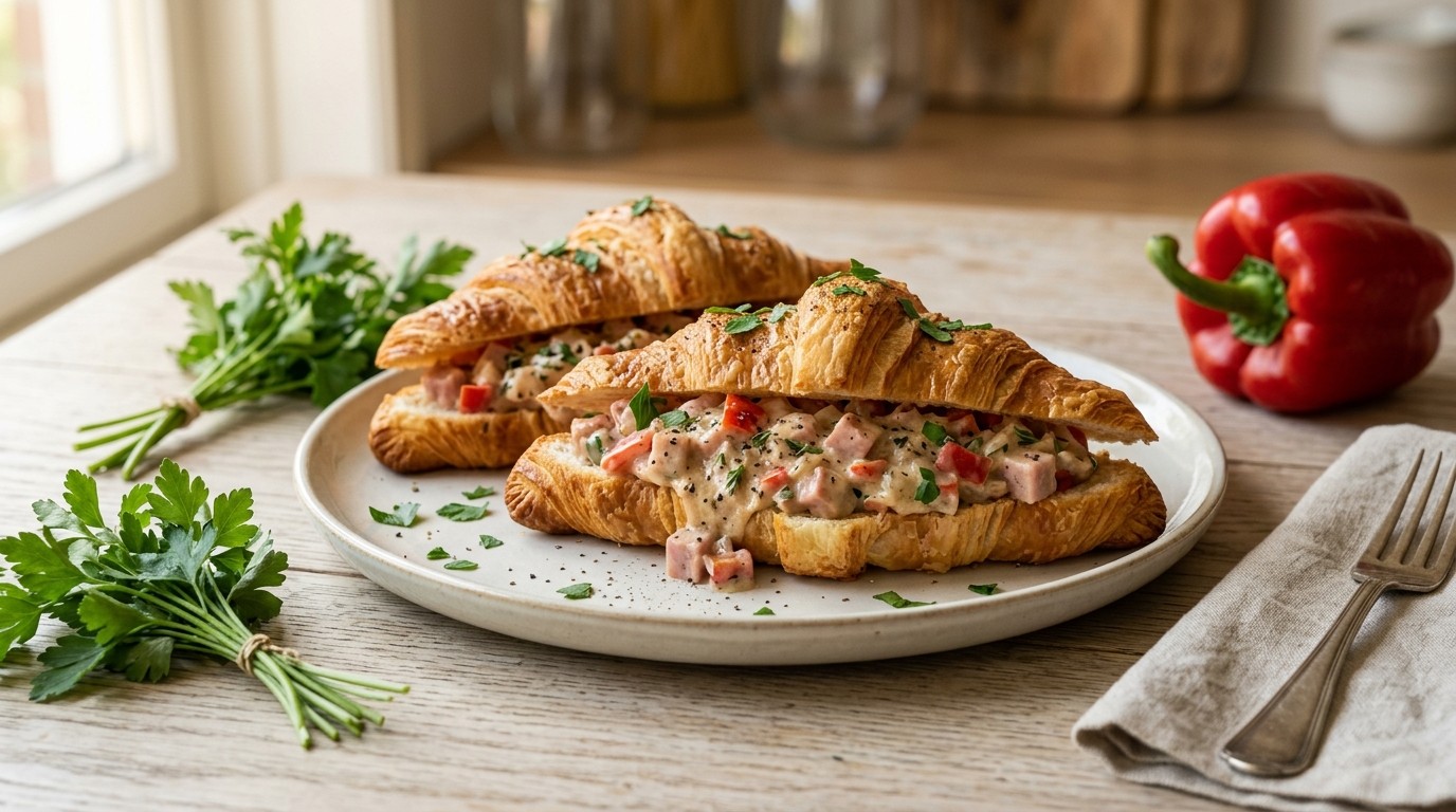 Croissants met Hamragout recept Croissants met Hamragout recept