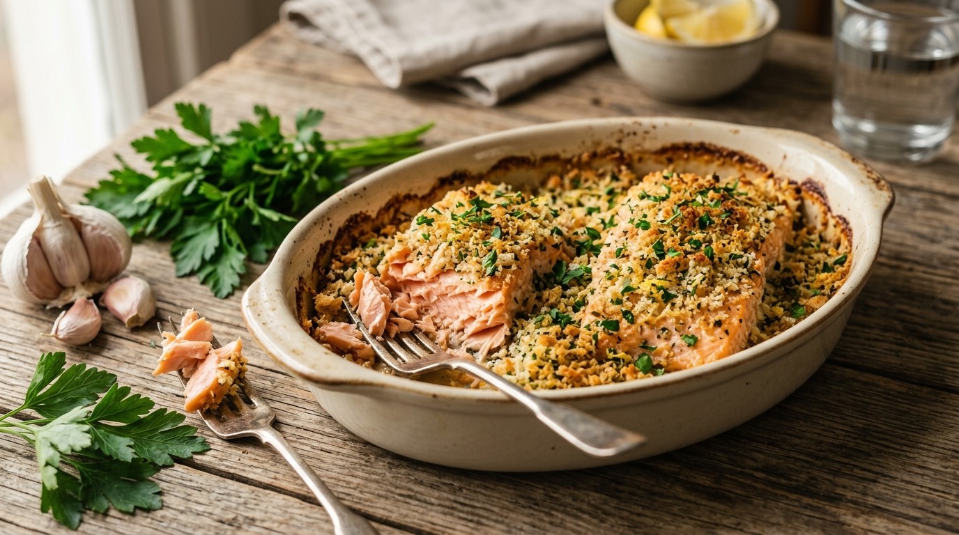 Crumble van Zalm