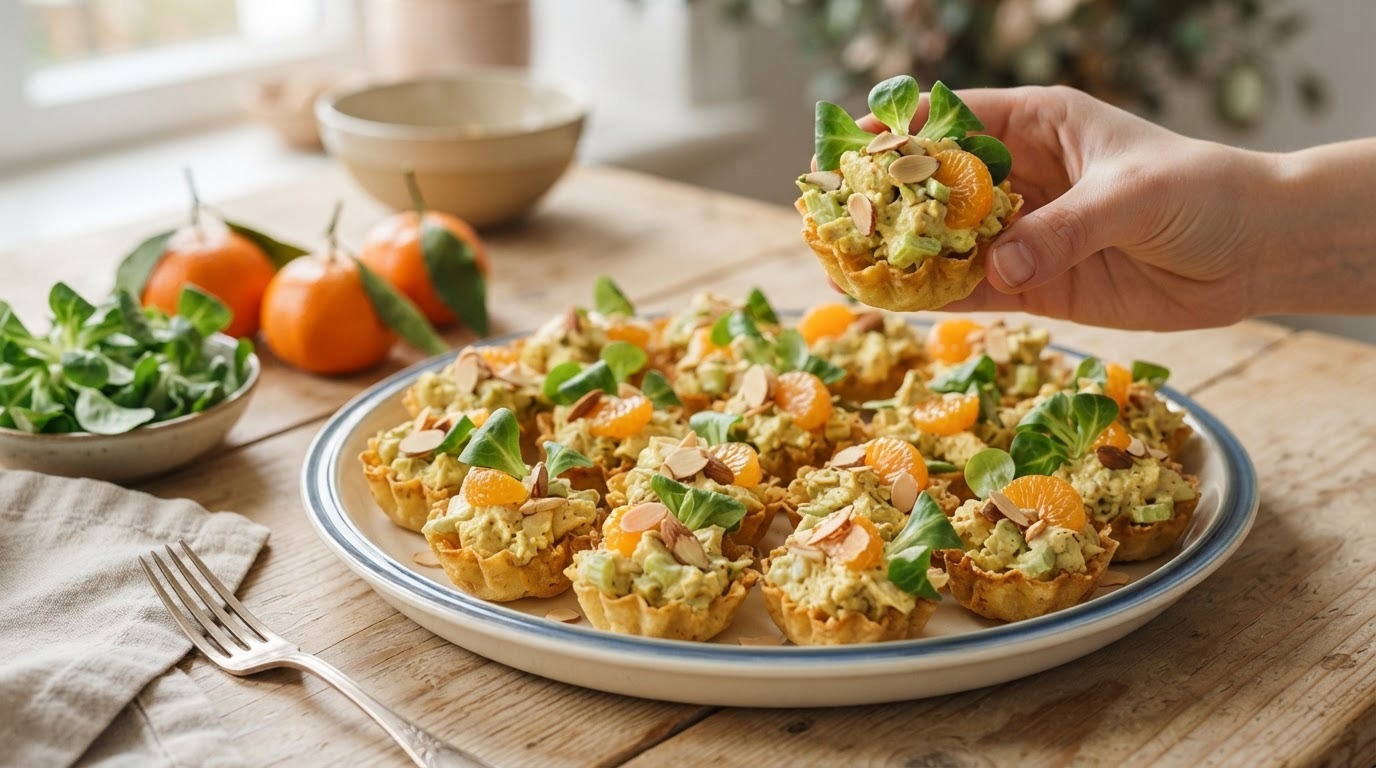 Cups met Kipsalade recept Cups met Kipsalade recept
