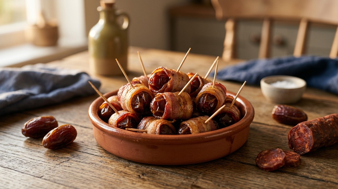 Dadels met Chorizo en Spek