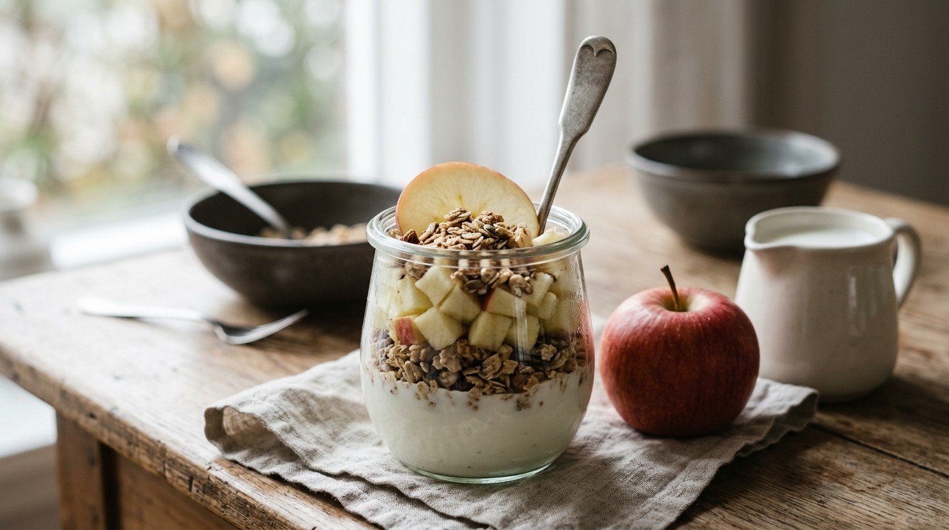 Dieetontbijt Appel-muesli