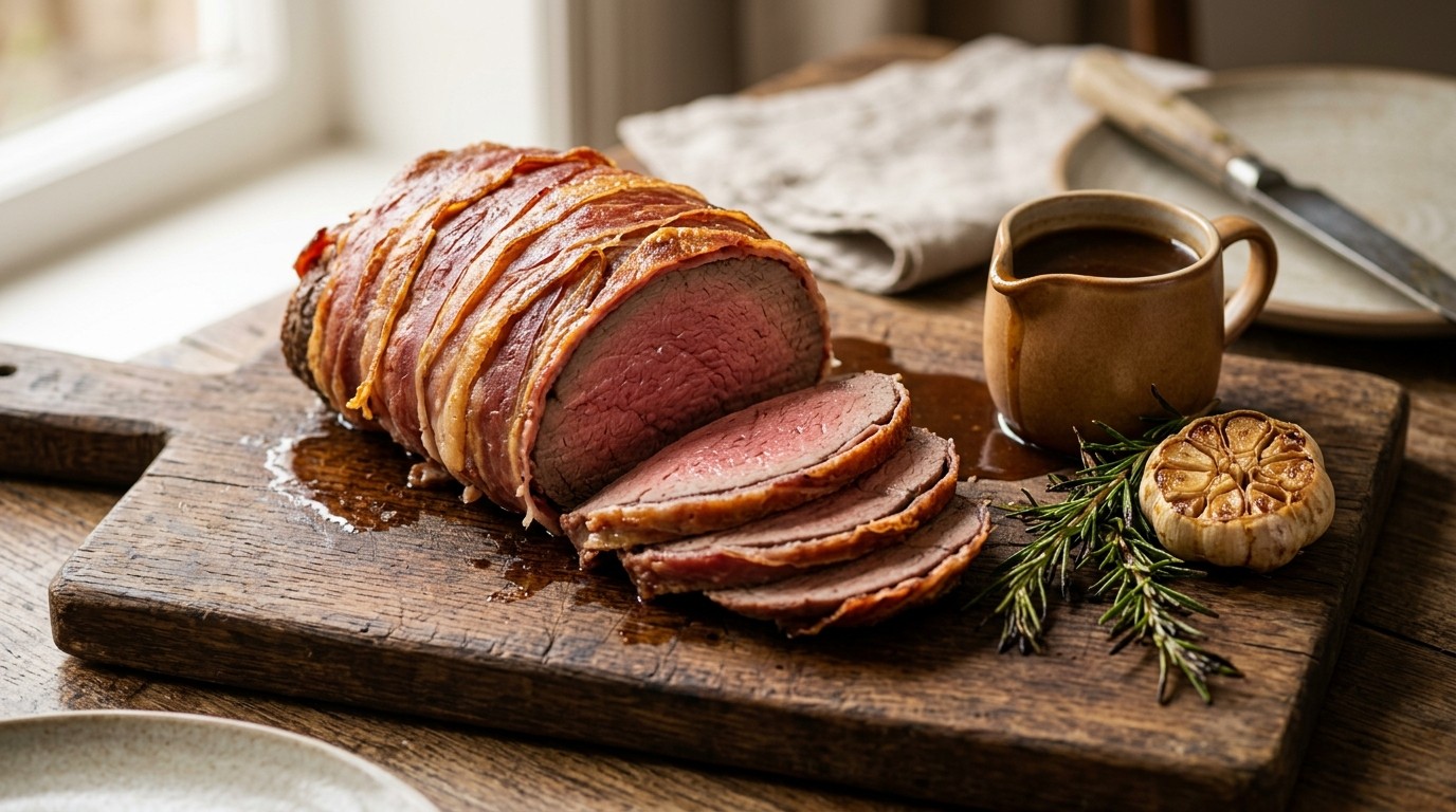 Dikke Lende Omrolt met Parmaham recept Dikke Lende Omrolt met Parmaham recept