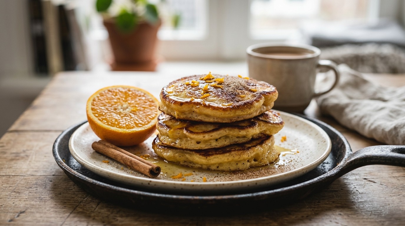 Drie-in-de-pan met Sinaasappel en Kaneelsuiker