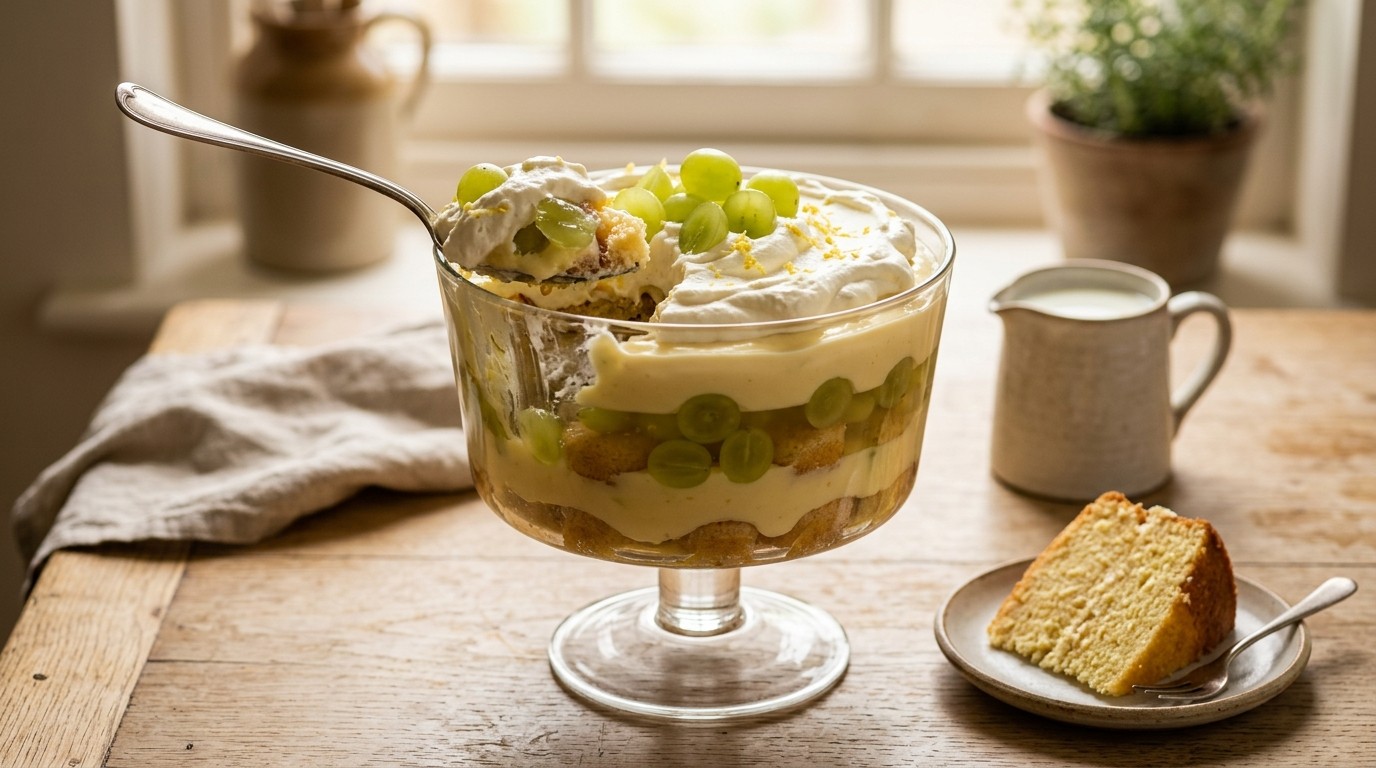 Druif-citroen Trifle (van Restjes) recept Druif-citroen Trifle (van Restjes) recept