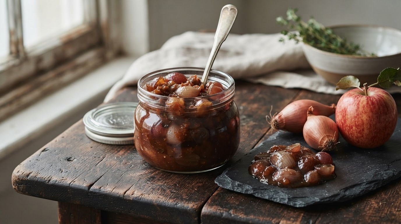 Druivenchutney met Sjalotjes
