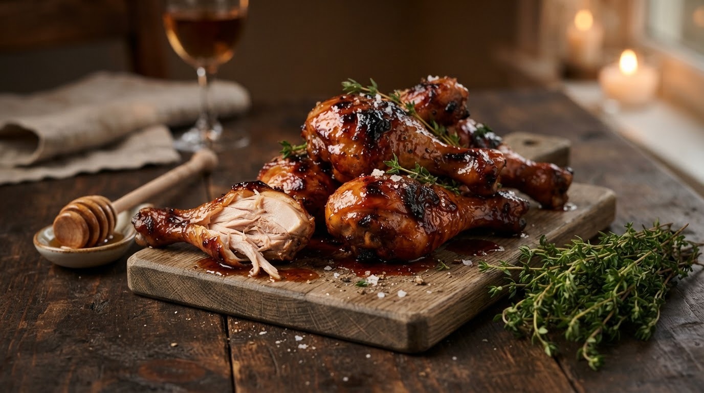 Drumsticks in Honing-sherry