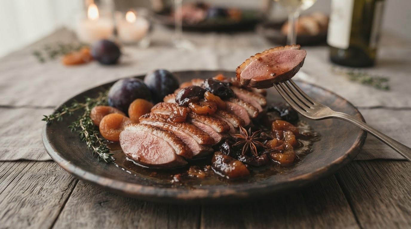 Eendenborst met Saus recept Eendenborst met Saus recept