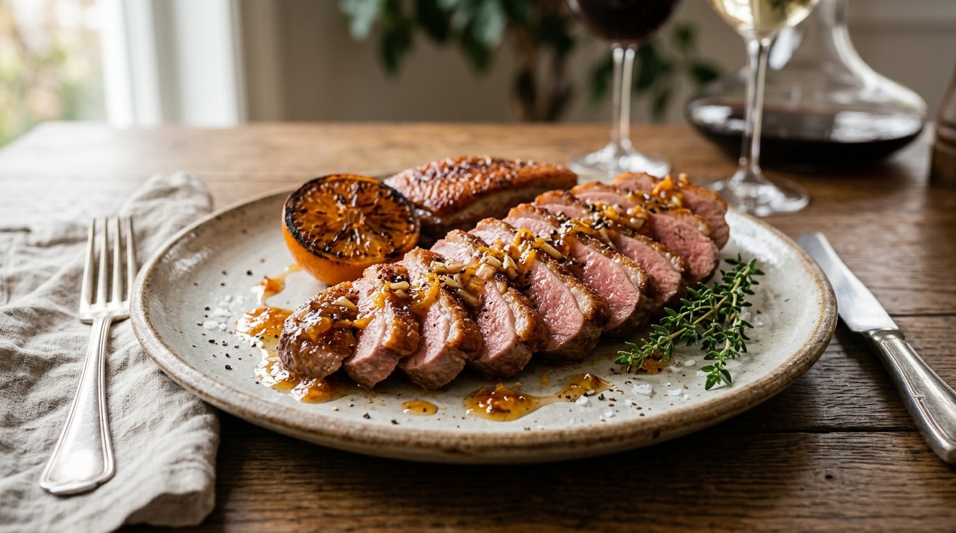 Eendenborstfilet met Marmelade