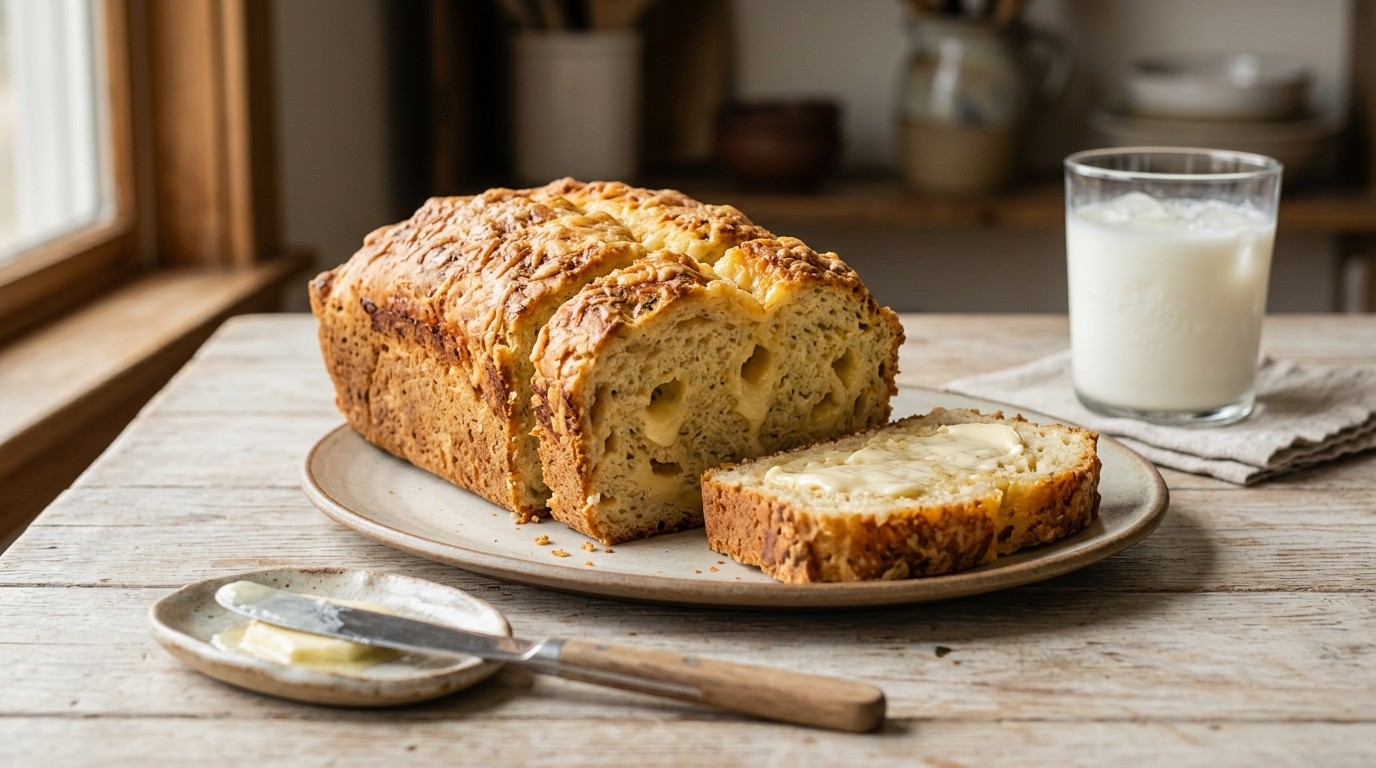 Eenvoudig Kaasbrood