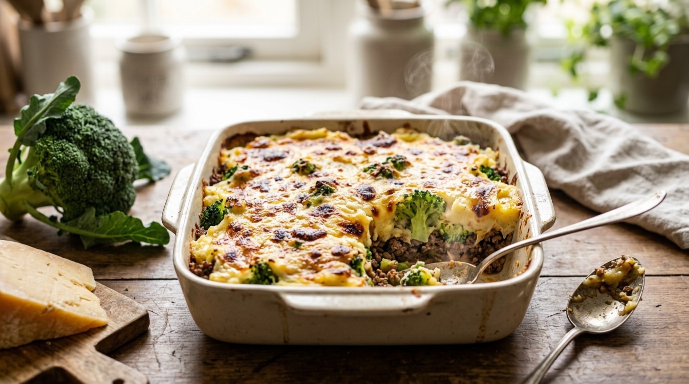 Eenvoudige Broccoli Ovenschotel