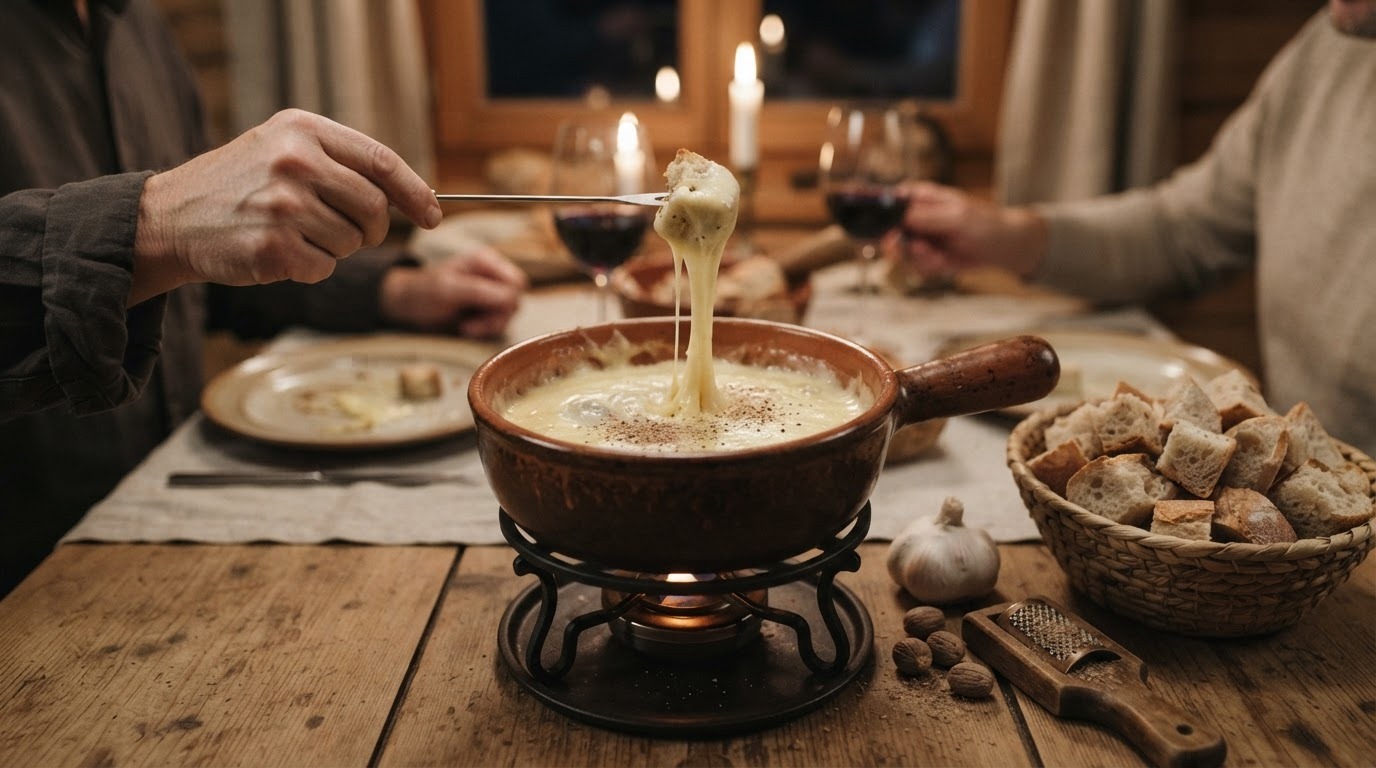 Eenvoudige Kaasfondue