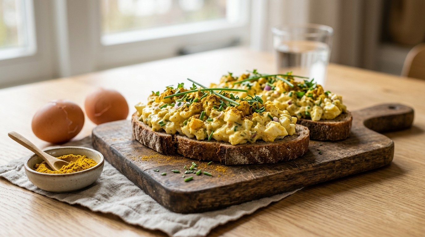Eiersalade met Curry