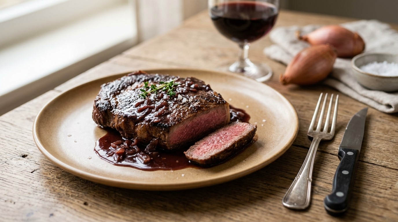 Entrecote met Rode Saus