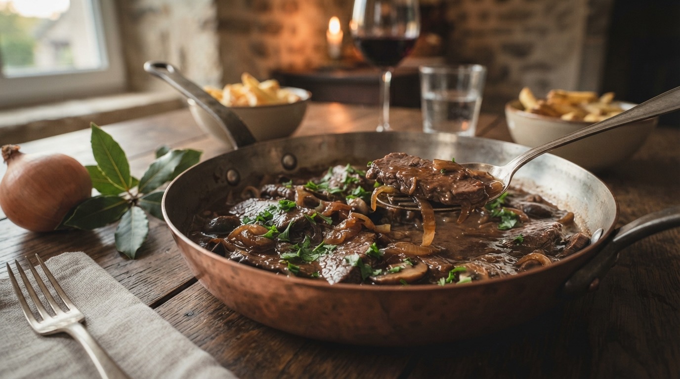 Escalope de Boeuf à la Flamande recept Escalope de Boeuf à la Flamande recept