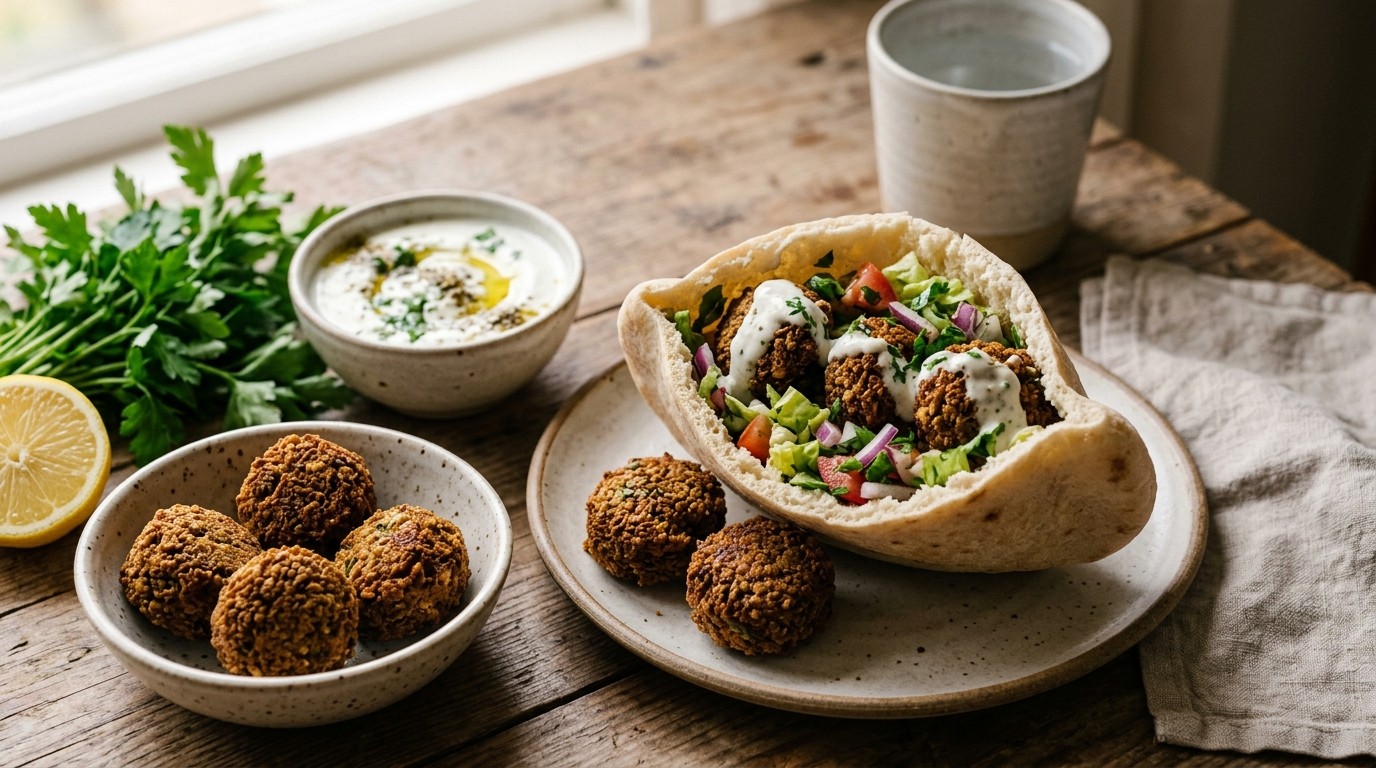 Falafel (tuinbonen Koekjes)