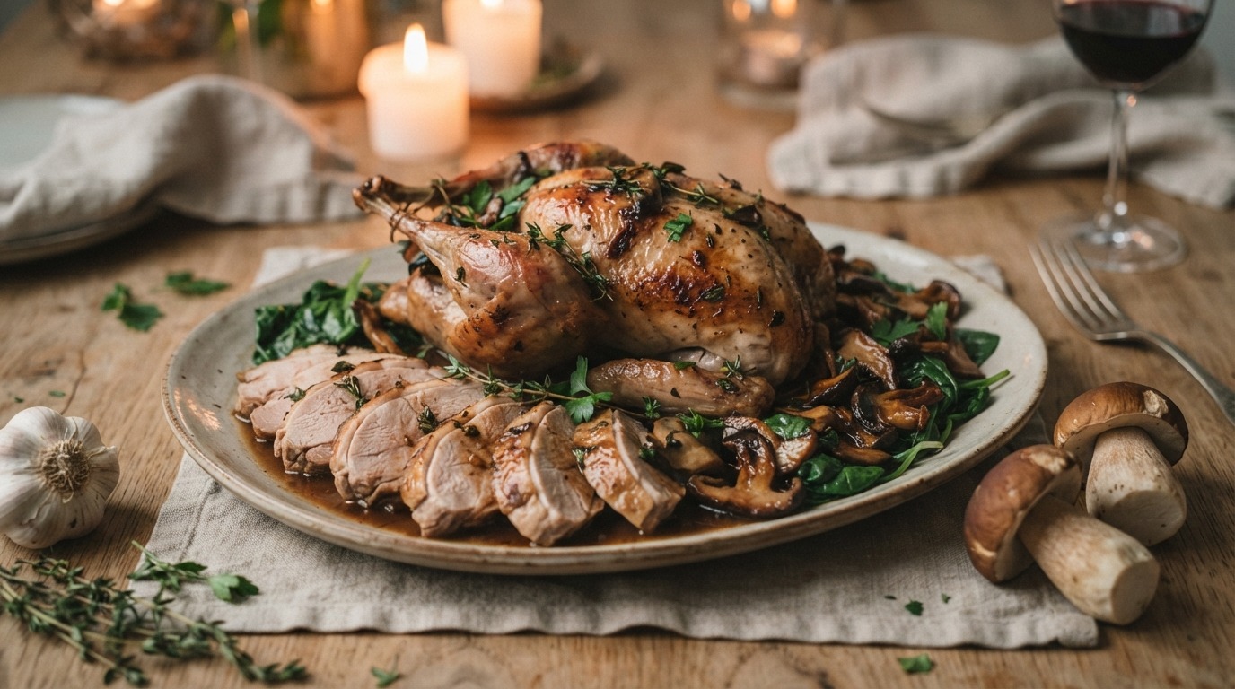Fazant met Eekhoorntjesbrood recept Fazant met Eekhoorntjesbrood recept