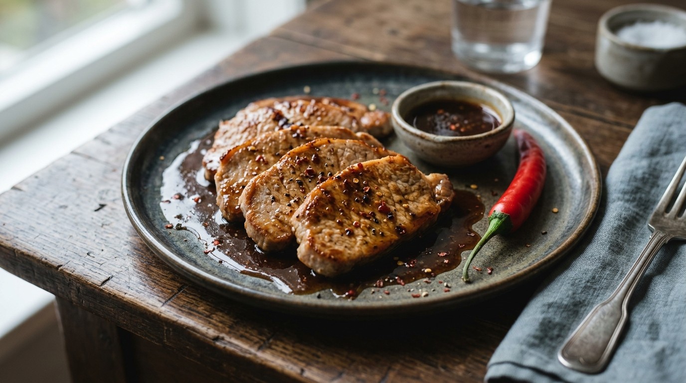 Filetlapjes a la Minute met Pittige Saus recept Filetlapjes a la Minute met Pittige Saus recept