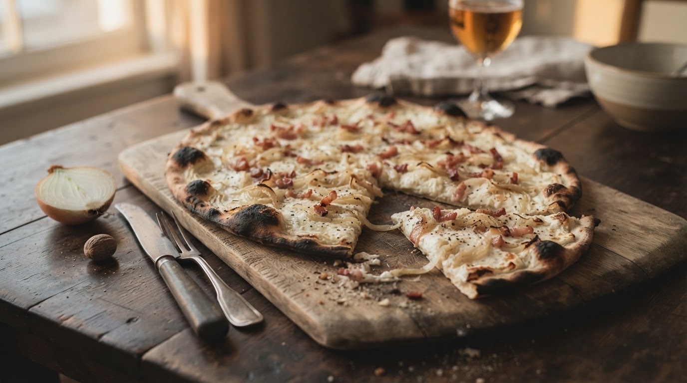 Flammkuchen uit de Elzas