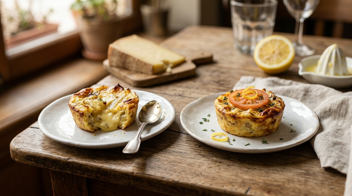Flans met Witlof en Comté