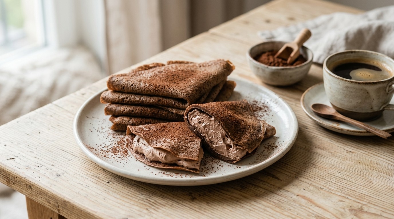 Flensjes met Chocoladecreme recept Flensjes met Chocoladecreme recept