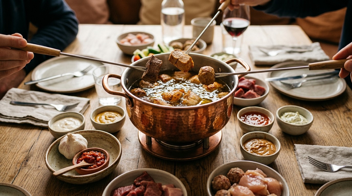 Fondue met Olijfolie