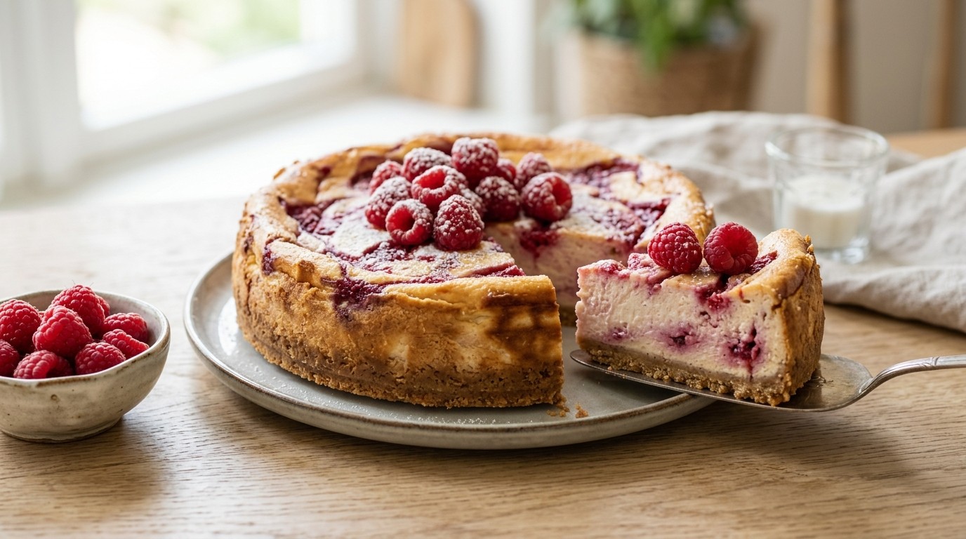 Frambozencheesecake recept Frambozencheesecake recept