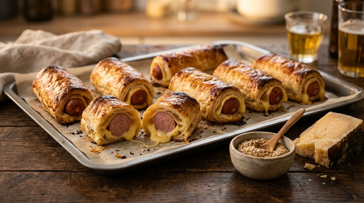 Frankfurters in Bladerdeeg