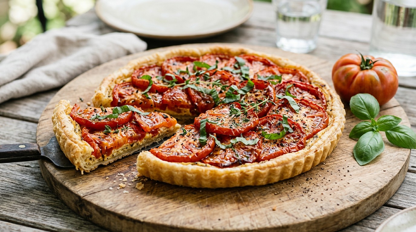Franse Tomatentaart recept Franse Tomatentaart recept
