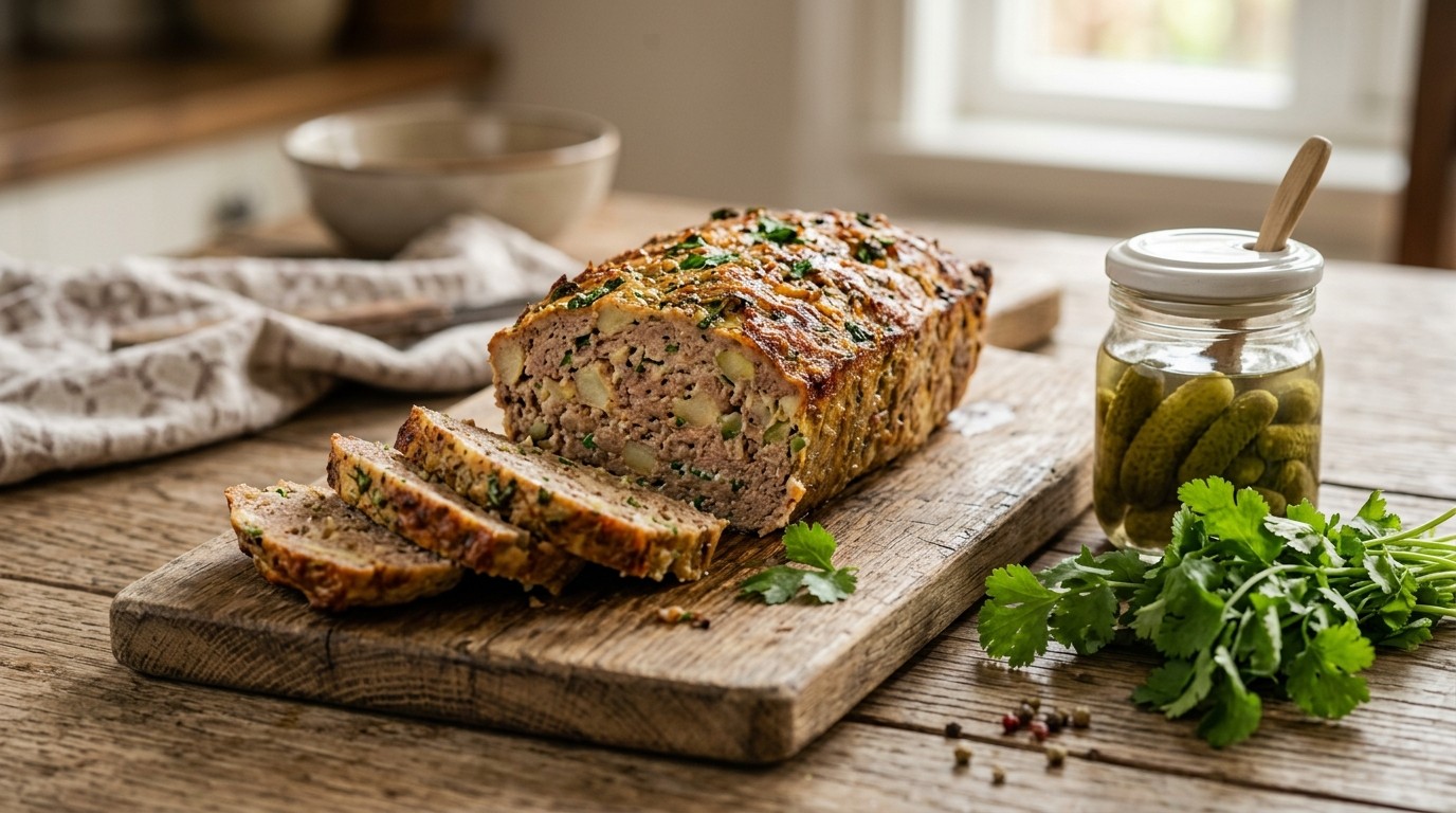 Frikadel Bakar (aardappel Gehaktbrood) recept Frikadel Bakar (aardappel Gehaktbrood) recept