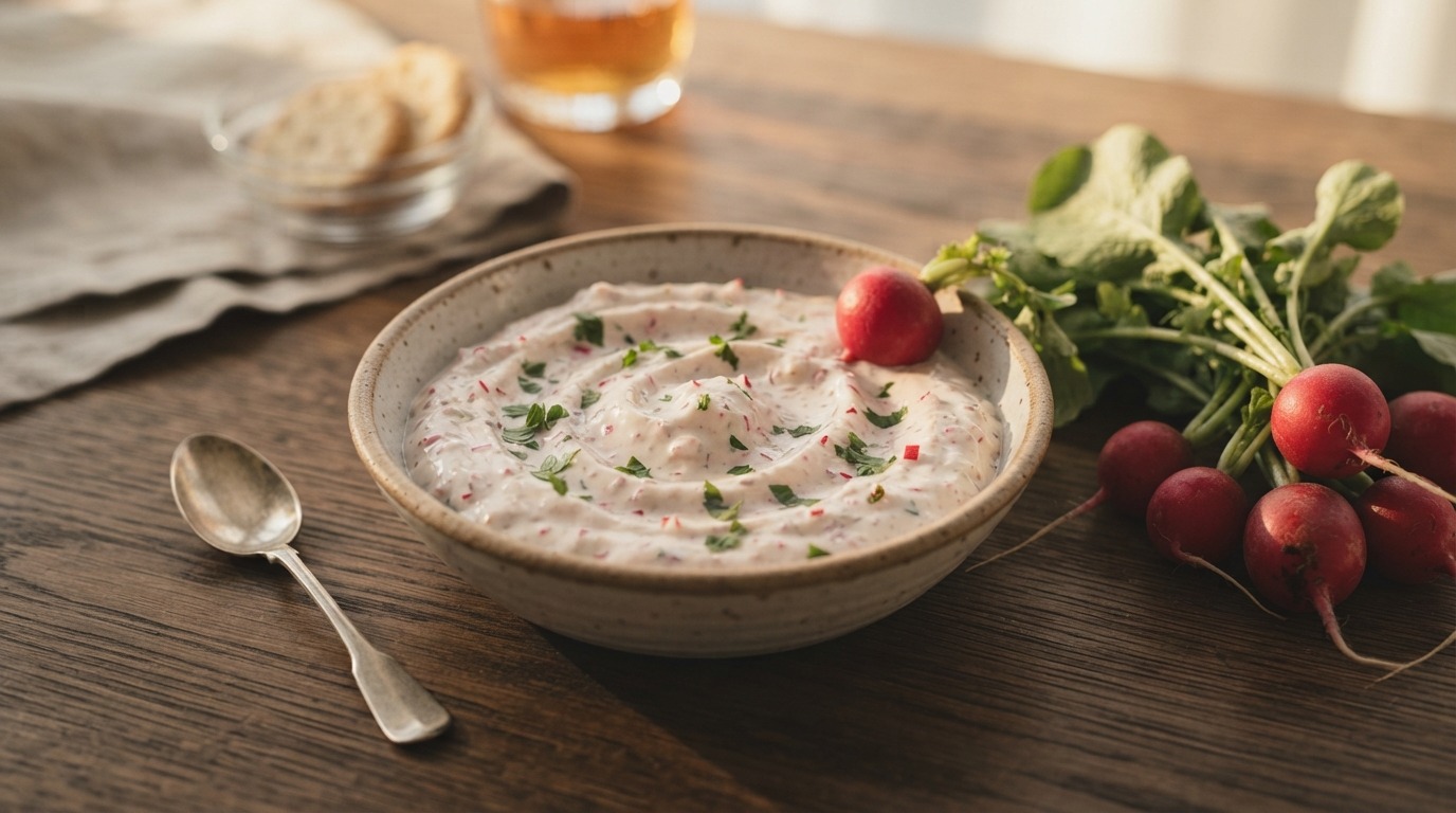 Frisse Radijsyoghurtmayonaise recept Frisse Radijsyoghurtmayonaise recept
