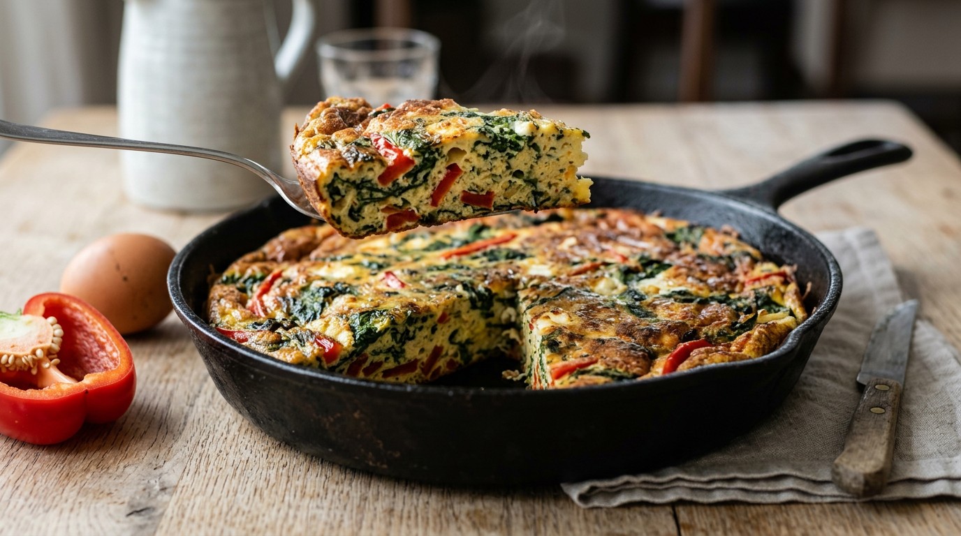 Frittata de Spinaci recept Frittata de Spinaci recept