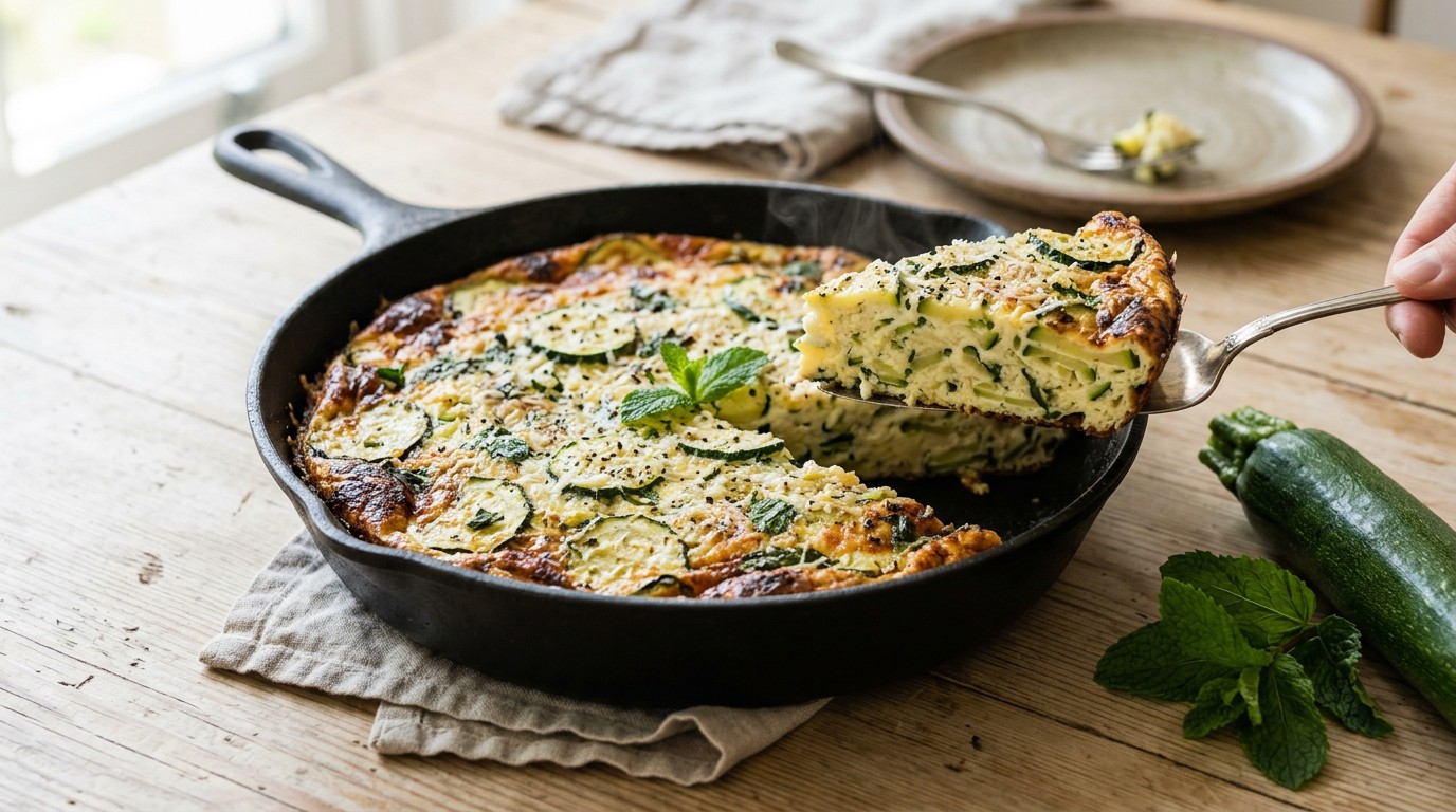 Frittata met Courgette en Munt recept Frittata met Courgette en Munt recept