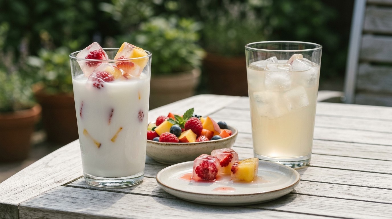 Fruitige Ijsblokjes recept Fruitige Ijsblokjes recept