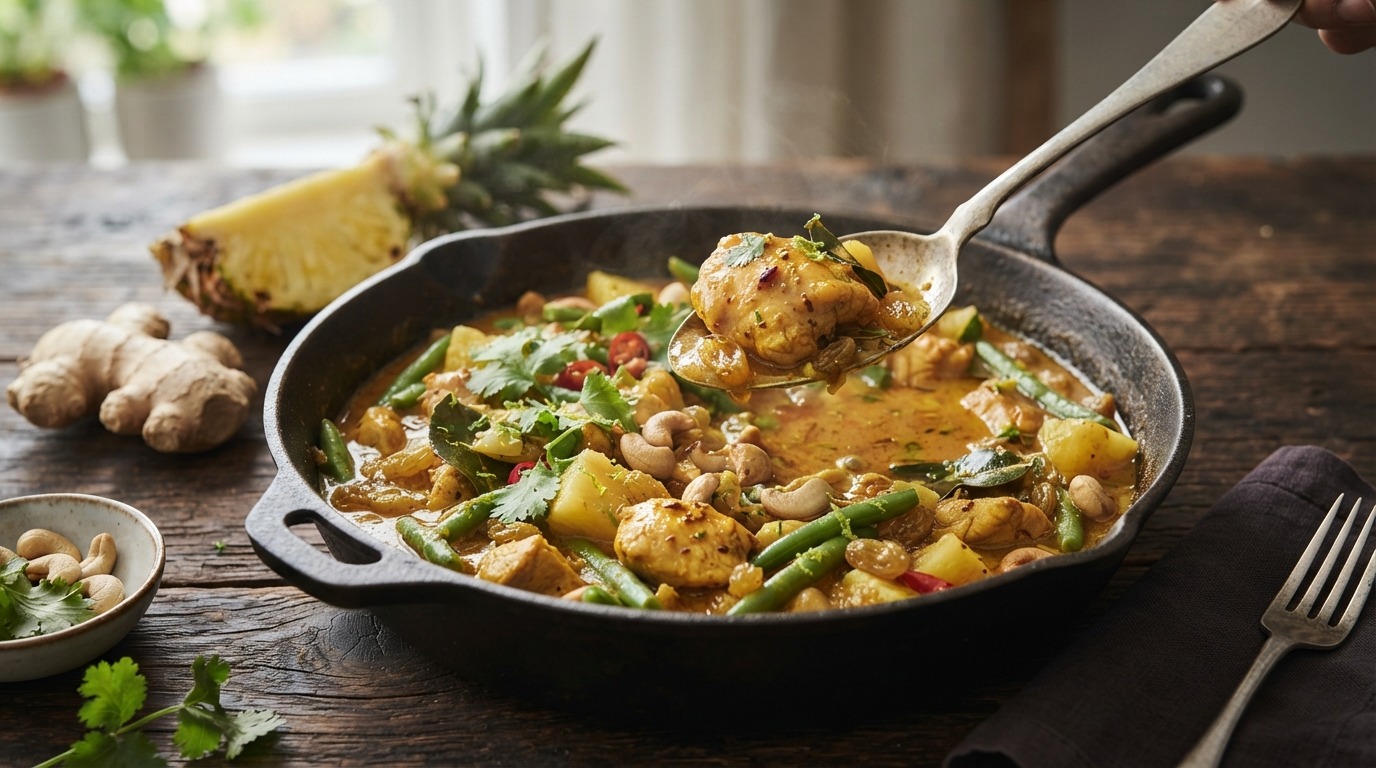 Fruitige Kipcurry