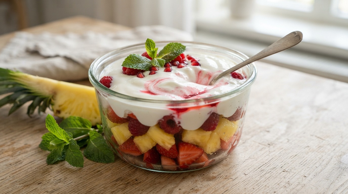 Fruitsalade met Yoghurt
