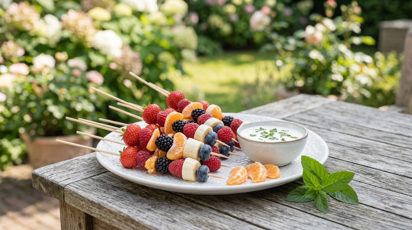 Fruitspiesjes recept Fruitspiesjes recept