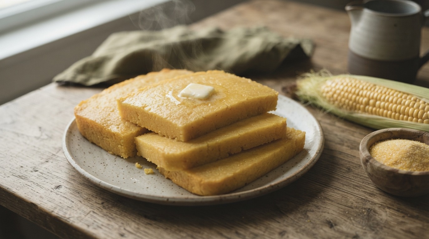 Funchi ( Polenta)