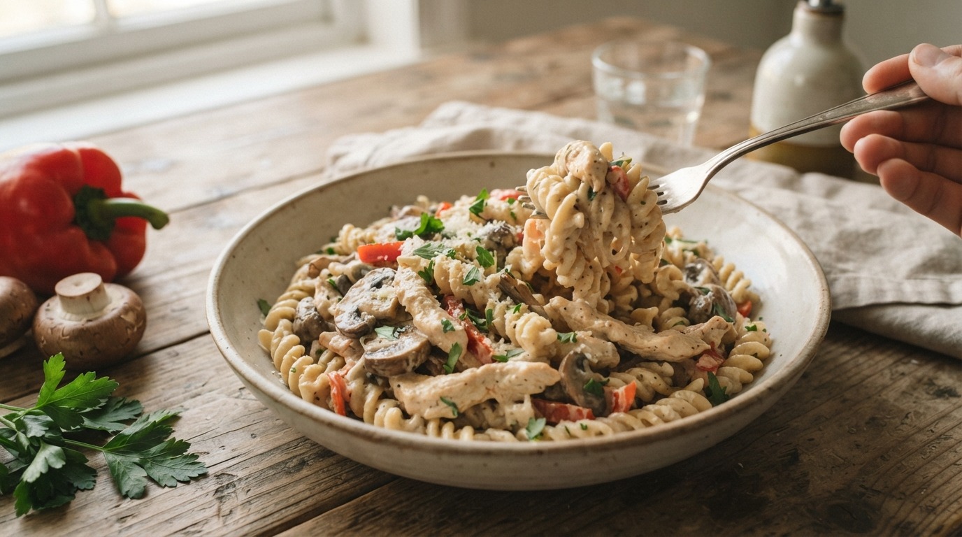 Fusilli à la Luigi