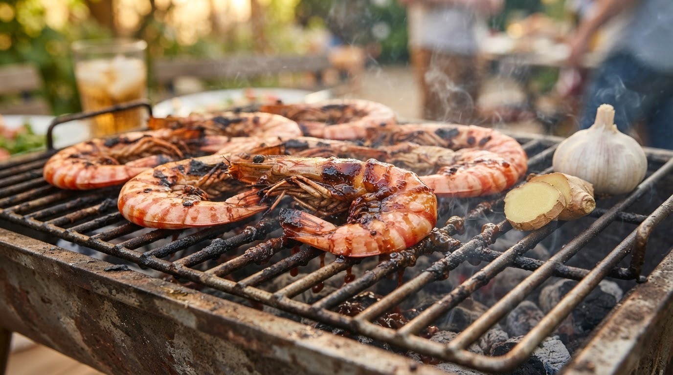 Gamba's op de Grill