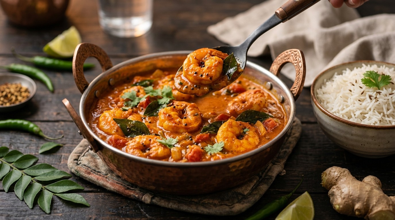 Garnalen Curry