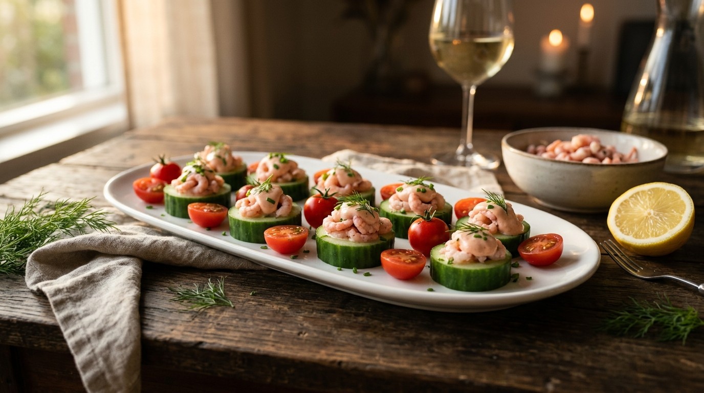 Garnalen Komkommer recept Garnalen Komkommer recept