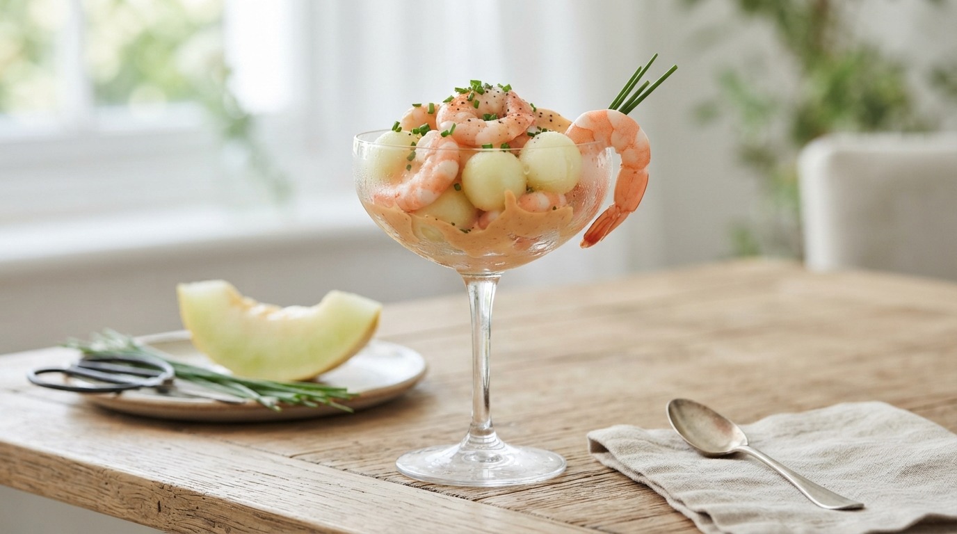 Garnalen - Meloencocktail